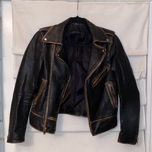 Zara Faux Leather Jacket